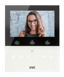 Videocitofono vivavoce con Wi-Fi VOG5W, bianco, display 5", sistema 2Voice