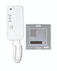 Kit monofamiliare audio con pulsantiera Sinthesi S2 e Citofono Mìro, sistema 4+n  