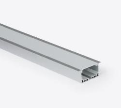 PROFILO ALLUMINIO INCASSO 2M 70X32MM ANODIZ