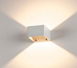 LOGS WALL APPLIQUE BIANCO 6W LED 