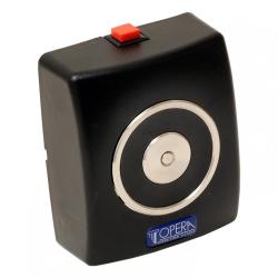 OPERA 19001B - Elettromagnete di trattenuta con pulsante di sblocco BIANCO