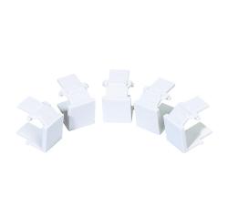 Inserto cieco per placca autoportante e per patch panel vuoto a 16 posizioni