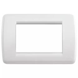 Placca Vimar Idea Rondo' 3 Moduli colore BIANCO LUCIDO 16763.04