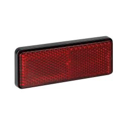 Catarifrangente posteriore con vite - 90x35 mm - Rosso