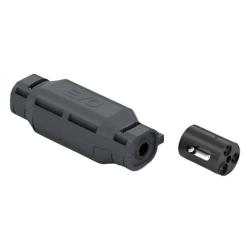 Giunto in gel Etelec per cavi 0,75-2,5 mmq IP68 nero EV101