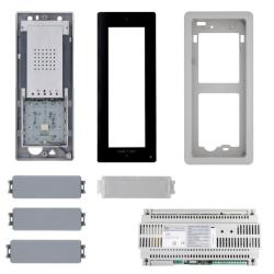 Kit Citofono BPT base impianto con pulsantiera THANGRAM sistema 2 fili