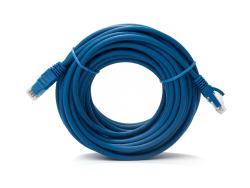 Cavo 10m RJ45 cat.6A U/UTP, colore blu