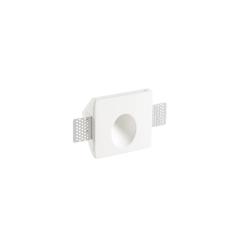 Faretto Ariel RS1 segnapasso in gesso ceramico a scomparsa totale mini gu10