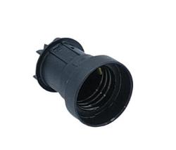 PORTALAMPADA E27 IP44 NERO WIMEX