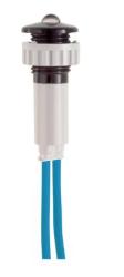 SEGNALATORE LED 10MM CAVO-G 12V GIALLO