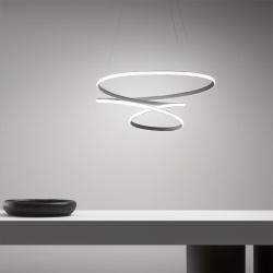 Lampada a sospensione TITANIO Led 39/47/80W Diva – Gea Luce
