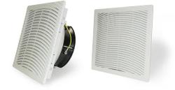 GHV2000220: ventola con filtro per contenitore da 8 pollici (204 mm), 63 cm, 230 V CA, 50/60 Hz, flusso d'aria reversibile, NEMA-12/IP54 UL