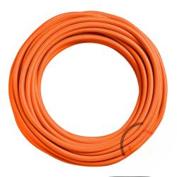 CAVO FLESSIBILE IN TESSUTO H03VV-F 2X0.75 ARANCIO PREZZO AL MT