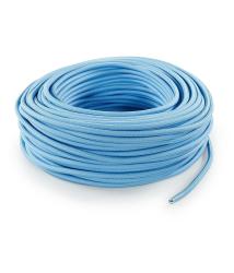 CAVO FLESSIBILE IN TESSUTO H03VV-F 2X0.75 AZZURRO PREZZO AL MT