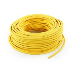 CAVO FLESSIBILE IN TESSUTO H03VV-F 2X0.75 GIALLO PREZZO AL MT