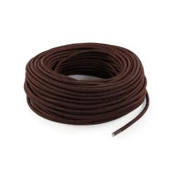 CAVO FLESSIBILE IN TESSUTO H03VV-F 2X0.75 MARRONE PREZZO AL MT