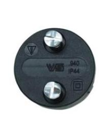 CAPPELLOTTO DI FISSAGGIO IP44 NERO WIMEX