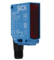 Sensore fotoelettrico Rettangolare SICK, a soppressione di sfondo, rilevamento 20 mm ? 350 mm, uscita PNP