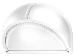 Performance 7705 plafoniera in vetro montaggio parete esterno design PRISMA modello POLO 2 cornice colore BIANCO  