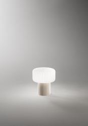 LUMETTO IN VETRO E CERAMICA GRIGIO PERENZ 8508 GR