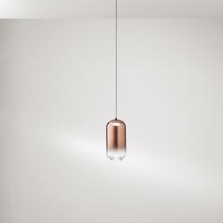 HUNTER SOSPENSIONE RAME SPECCHIATO  IN VETRO D.10CM H.20CM