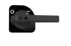 MB 3  MANOPOLA BLOCCO PORTA NERA WIMEX 