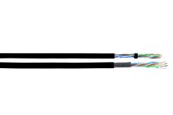 CAVO UTP CAT.6 4X2X24 AWG POSA ESTERNA NERA 6MM Microtek MTK65XTB16  