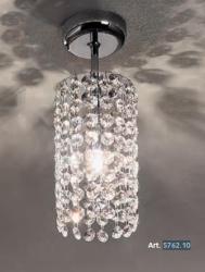 PLAFONIERA CON GOCCE DI CRISTALLO PENDENTI ANTEA LUCE 5762.10