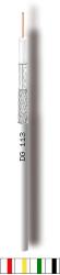 CAVO COASSIALE 75 OHM SAT 6,60MM BIANCO