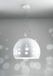 SOSPENSIONE ARYA A CUPOLA ROTONDA CON INCISIONI A DEGRADER 25 CM ANTEA LUCE 6708.25