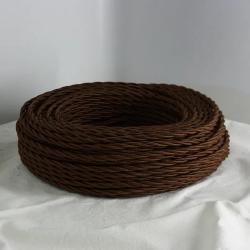 CAVO TRECCIA TV DG70+DG70C MARRONE PREZZO AL MT