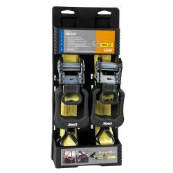 Pro-Safe set 2 nastri tensori con cricchetto a doppio gancio - 5 m LAMPA 