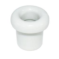 PASSAFILO IN PORCELLANA BIANCO DIAMETRO 16 MM GAMBARELLI 01400