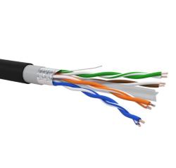 Cavo R6FT4YPE23 F/UTP CAT 6 4x2xAWG23/1 – schermato – doppia guaina PVC/PE Euroclasse Fca  