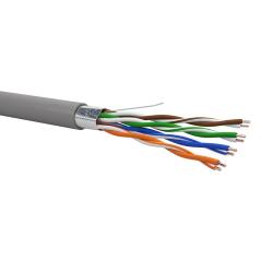 Cavo CPR 6727 F/UTP CAT.5E 4x2xAWG24/1 – schermato con nastro AL/PET- guaina PVC Euroclasse Eca   PREZZO AL MT