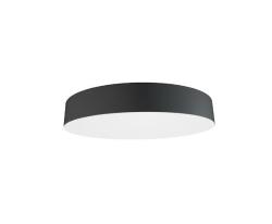 PLAFONIERA LED D.280MM 15W 230V TRICOLOR NERA
