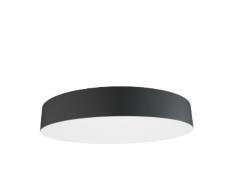 PLAFONIERA LED D.410MM 32W 230V TRICOLOR NERA