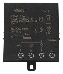 RELE' AD IMPULSI 4 SEQUENZE 2NO 10A SILENZIOSO VIMAR