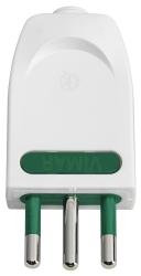 SPINA 2P+T10A ORIENTABILE S11-SPB11 BIANCO VIMAR 