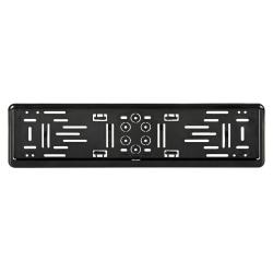 PORTATARGA POSTERIORE IN ABS NERO