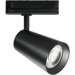 SPOT DA BINARIO KONE 42W 38° 4000K NERO LED-KONE-B-42M F.A.N EUROPE