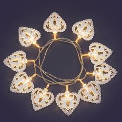Catena 10 Cuori LED 0,3+1,35m 35126 LOTTI