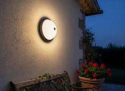 APPLIQUE PER ESTERNO ALLUMINIO NERO MORETTI 833.2