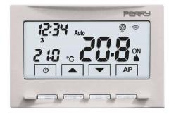 Cronotermostato giornaliero Wi-fi da incasso 230V - Perry 1TXCDS29WIFI 