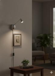 FARETTO ALOGENO 50W/230V GRIGIO A.5739-40 ROSSINI