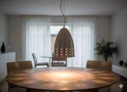 SOSPENSIONE TRAFORATA ACCIAIO SATINATO 1XE14 5701-24 ROSSINI