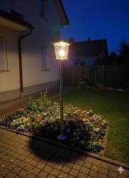 COLONNA INOX H.130 1LUCE CAP.RAME MORETTI 9510A.34