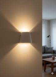 APPLIQUE DA INTERNO BIANCO OPACO 3762-B-150