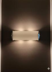 APPLIQUE DA PARETE PER INTERNI BIANCO VESOI QUADRA 25AP