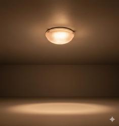 PLAFONIERA DA SOFFITTO IN VETRO BIANCO ANTEA 4347.30